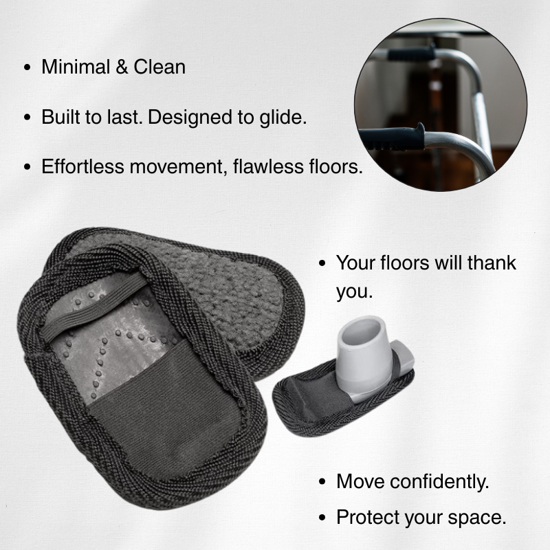 Walker Ski Glide Covers – Durable & Padded